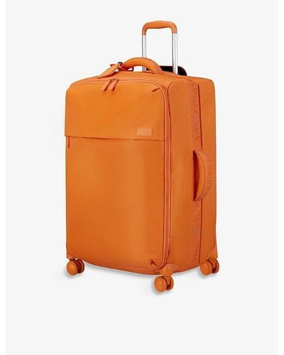 Lipault Plume Long-trip Woven Suitcase - Orange