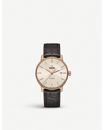 Rado R22861115 Coupole Classic Rose Gold Watch - White