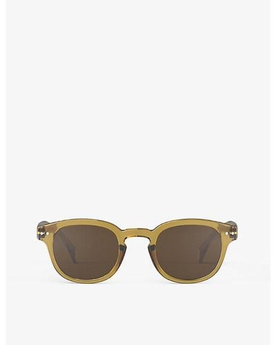 Izipizi #c Round-frame Polycarbonate Sunglasses - Multicolour