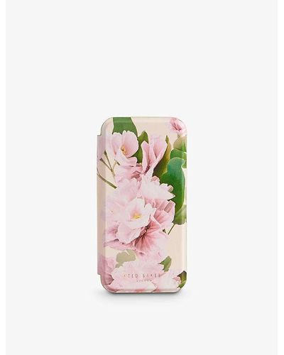 Ted Baker Liriam Floral-print Iphone 14 Pro Max Phone Case - Pink
