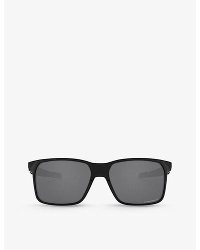 Oakley Oo9460-0559 Portal Square-frame Acetate Sunglasses - Black