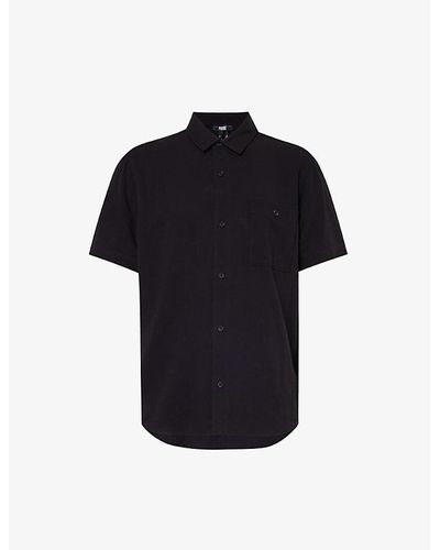 PAIGE Wilmer Short-sleeved Woven Shirt - Blue