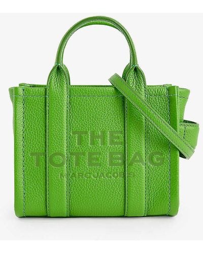 Marc Jacobs The Mini Tote Leather Bag - Green