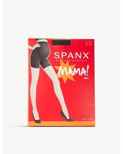 Spanx Mama Power Knitted Shorts - Red