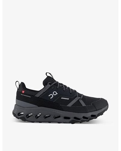 On Shoes Cloudhorizon Waterproof Recycled-polyester Blend Low-top Sneakers - Black