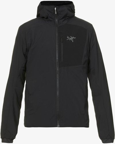 Arc'teryx Parton Logo-print Shell Hooded Jacket - Black