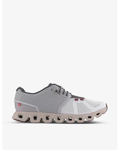 On Shoes Cloud 5 Mesh Low-top Sneakers - Gray