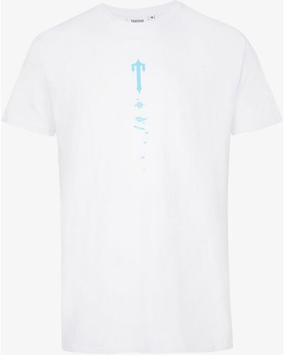 Trapstar X Dave Art Of War Logo-print Cotton-jersey T-shirt - White