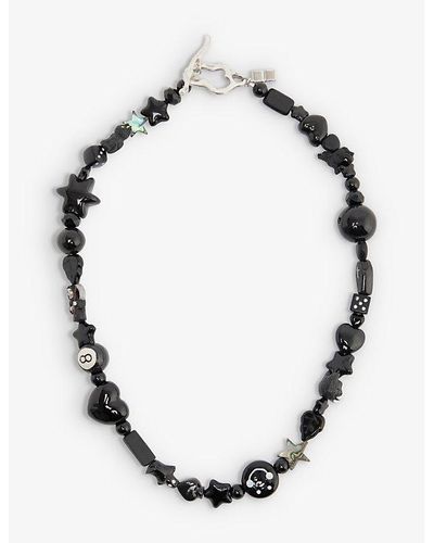 IAN CHARMS The Smoker Beaded Necklace - Multicolor
