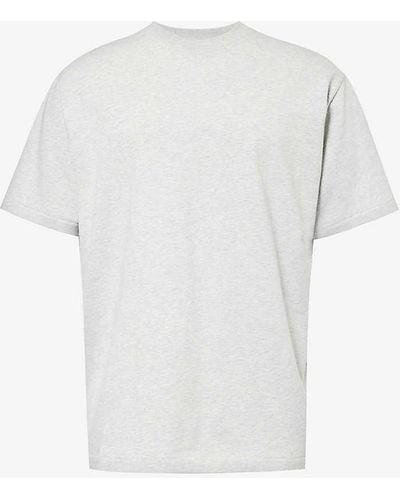GYMSHARK Everywear Comfort Logo-embossed Cotton-jersey T-shirt Xx - White