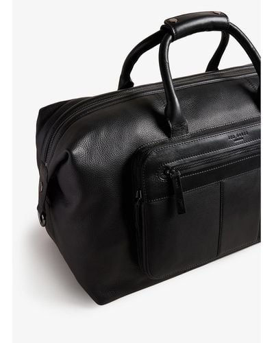 Ted Baker Tyran Pebbled Leather Holdall - Black