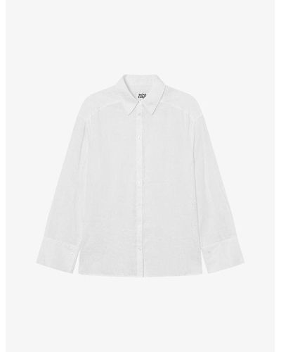 Twist & Tango Alexandria Relaxed-fit Linen Shirt - White