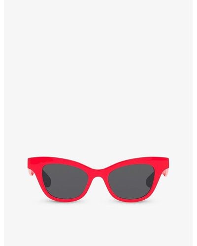 Dita Eyewear Am0381s Cat-eye Acetate Sunglasses - Red