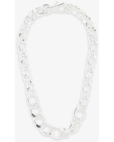 Martine Ali Yurel 925 Sterling -plated Brass Necklace - White
