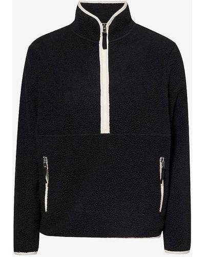 Splits59 Libby High-neck Stretch-woven Sweatshirt - Black