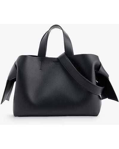 Acne Studios Musubi Leather Tote Bag - Black