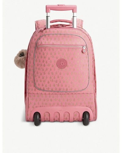 Kipling Clas Soobin Wheeled Backpack - Pink