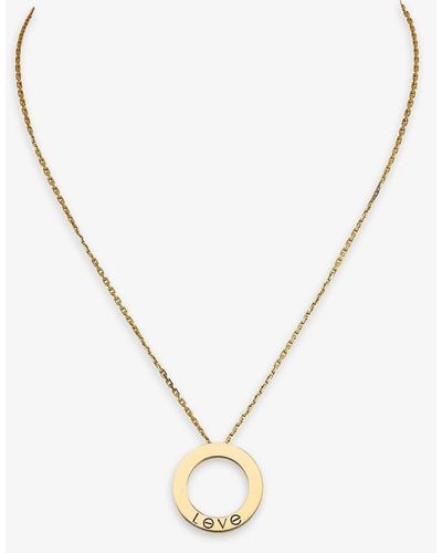 Cartier Love 18ct Yellow-gold Necklace - Metallic