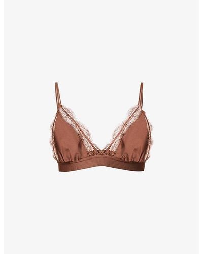 Love Stories Love Lace Recycled-polyamide-blend Bralette - Pink