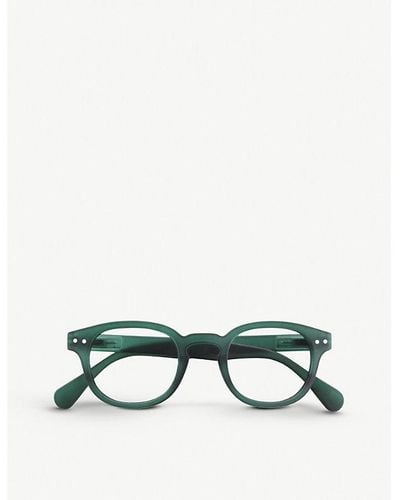 Izipizi #c Reading Square-frame Glasses +1 - Green