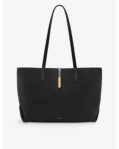 DeMellier London The Tokyo Grained-leather Tote Bag - Black