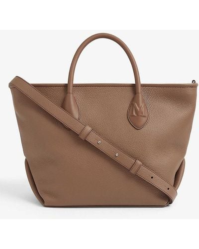 Max Mara Cuoio Miranda Leather Tote Bag 1 Size - Brown