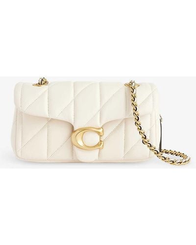 COACH Tabby Leather Cross-body Bag - Natural