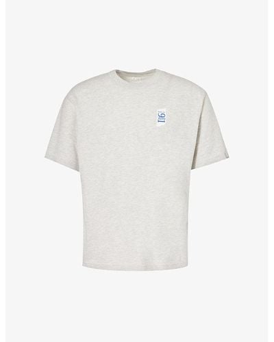 Replay Logo-print Cotton-jersey T-shirt X - White