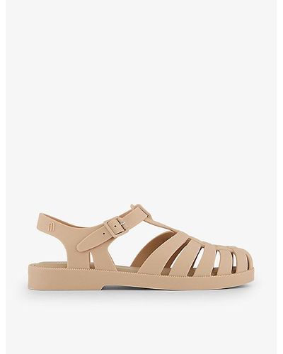 Melissa Possession Caged-straps Woven Sandals - Natural