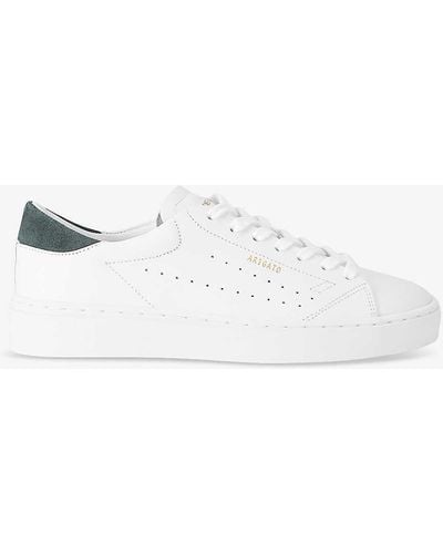 Axel Arigato Court Logo-embossed Leather Low-top Trainers - White