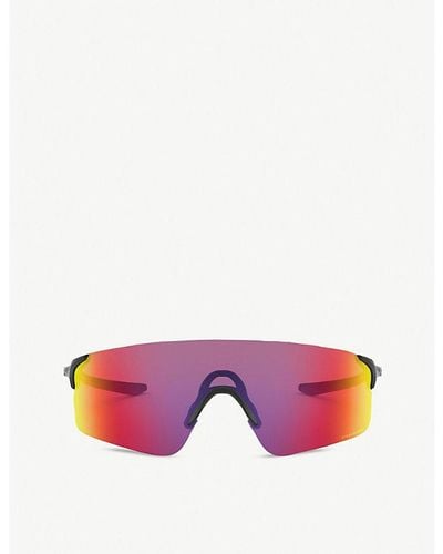 Oakley Oo9454 38 Evzero Blades Acetate Rectangle-frame Sunglasses - Pink