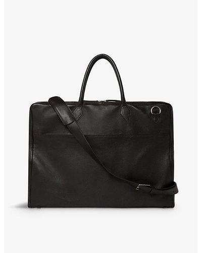Metier Closer Suit Leather Carryall - Black