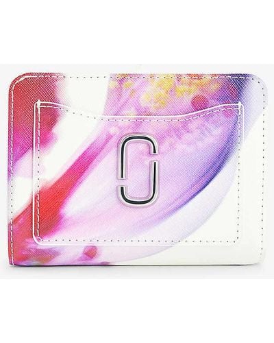 Marc Jacobs The Mini Compact Leather Wallet - Pink