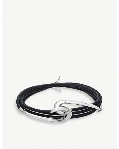 Shaun Leane Hook And Leather Bracelet - Metallic