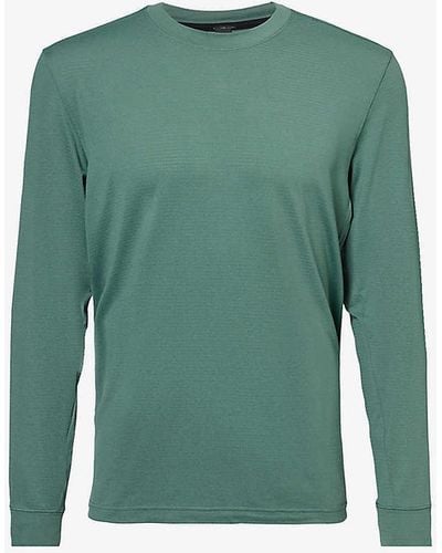 lululemon athletica License To Train Crewneck Stretch Recycled-polyester-blend T-shirt - Green