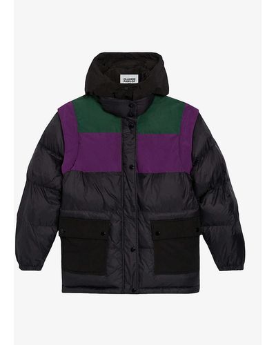 Claudie Pierlot Gerry Quilted Shell Puffer Jacket - Multicolour