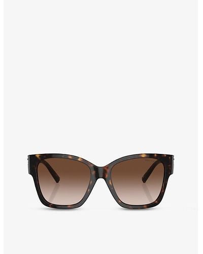 Tiffany & Co. Tf4216 Square-frame Tortoiseshell Acetate Sunglasses - Brown