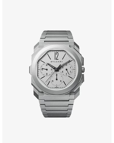 BVLGARI 103068 Octo Finissimo Automatic Watch - Gray