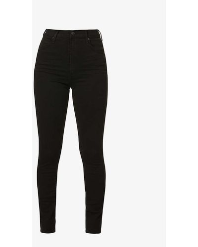 Citizens of Humanity Chrissy Skinny High-rise Jeans - Black