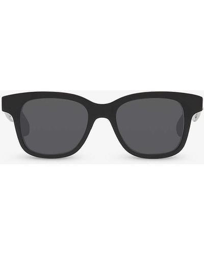 Dita Eyewear Am0382s Rectangle Acetate Sunglasses - Grey
