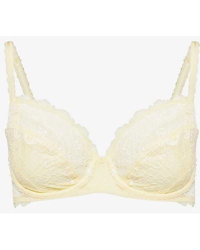 Wacoal Lace Perfection Underwired Stretch-lace Bra - White