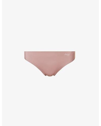 Sloggi Women's Zero Feel Lace Brazil Panty Slip, Black, XS price