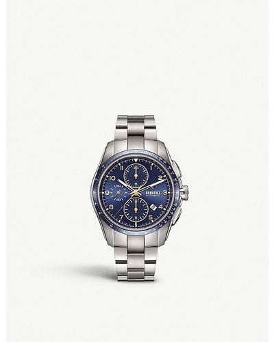 Rado R32042203 Hyperchrome Automatic Chronograph Stainless-steel Watch - Blue