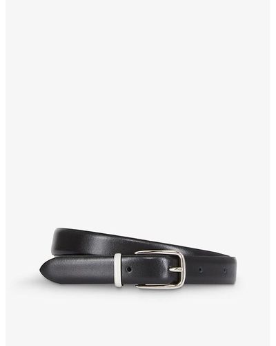 The Kooples Leather Belt - Black