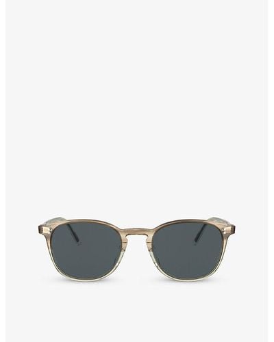 Oliver Peoples Ov5397su Finley Vintage Square-frame Acetate Sunglasses - Grey