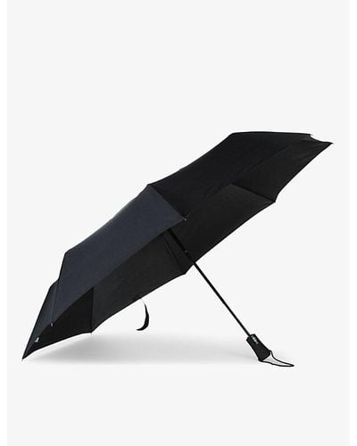 Fulton Jumbo Open And Close Folding Umbrella - Black