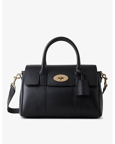 Mulberry Bayswater Small Leather Top-handle Bag - Black