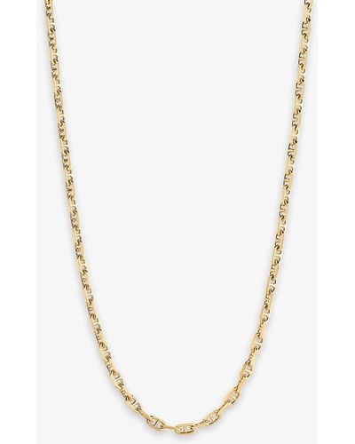 Maria Black Marittima 22ct Yellow Gold-plated Sterling-silver Necklace - White