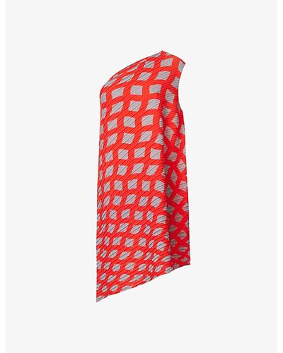 Cardigan Issey Miyake Beautiful Red Chiffon (Non Utilisé) - Taille Free - Occasion Très Bon État