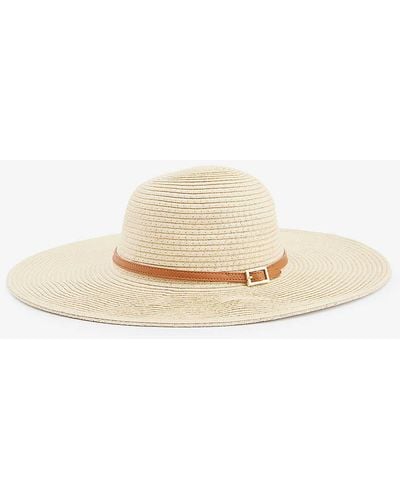 Melissa Odabash Jemima Wide-brim Straw Hat - Natural